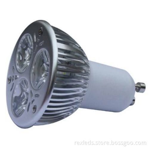 Ac 100 - 120v 3w Led Spot Lighting Fixtures, 270lm Gu10 Led Spot Light Bulb Rex-b004